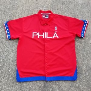 Philadelphia 76's OnCourt WarmUp top - size 4XL